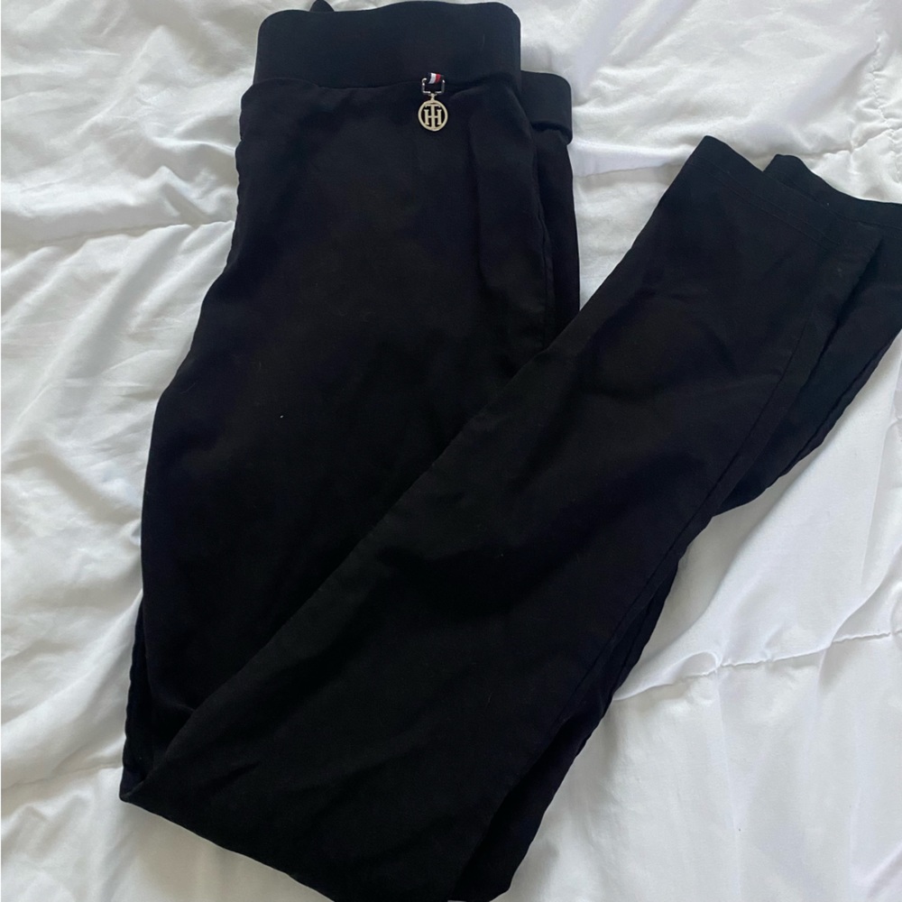 Tommy Hilfiger Black Ankle Length Work Pants Size 8
